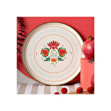 Emsan Nar Emaye Pasta Tabağı 21 cm
