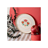 Emsan Nar Emaye Pasta Tabağı 21 cm