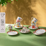 Emsan Cheerful 6'lı Kahve Fincan Takımı 100 ml