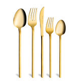 Emsan Lora Parlak Gold 60 Parça 12 Kişilik Çatal Kaşık Bıçak Takımı