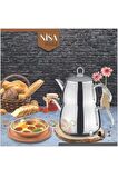 Alara NS03 Nisa Metal Aile Çaydanlık