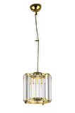 Luce Gold Renkli, Taşlı, Tekli Sarkıt Avize, Bs.7428-58-20