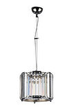 Luce Krom Renkli, Taşlı, Tekli Sarkıt Avize, Bs.7428-51-25