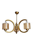 Boticelli 3lü Eskitme Sarkıt Camlı Taşlı Avize BS.7291-52-03T
