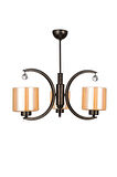 Boticelli 3lü Siyah Sarkıt Camlı Taşlı Avize BS.7291-54-03T