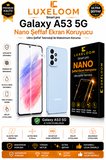 Luxeloom Samsung Galaxy A53 5G Smart Pro Nano Şeffaf Ekran Koruyucu (0.15mm Kırılmaz)