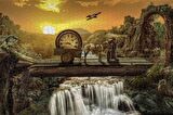 Nova Puzzle Akıp Giden Zaman 12+ Yaş Küçük Boy Puzzle 1000 Parça