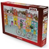 Nova Puzzle Bisikletle Gezinti 12+ Yaş Küçük Boy Puzzle 1000 Parça