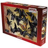 Nova Puzzle Benzersiz Olmak - Kelebekler 12+ Yaş Küçük Boy Puzzle 1000 Parça