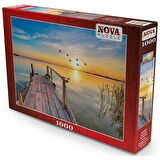 Nova 1000 Parça İskele'de Günbatımı Puzzle