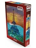 Nova Puzzle Sürreal Eyfel Kulesi 12+ Yaş Küçük Boy Puzzle 1000 Parça