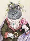 Nova Puzzle 1000 Parça Şair Ruhlu Sosyetik Kedi - Tatiana Plovetskaya