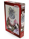 Nova Puzzle 1000 Parça Şair Ruhlu Sosyetik Kedi - Tatiana Plovetskaya