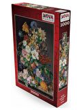 Nova 1000 Parça Vazoda Renkli Çiçekler Puzzle