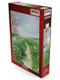Nova Puzzle Çiçekli Patika Yol 12+ Yaş Küçük Boy Puzzle 1000 Parça