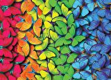 Nova Puzzle Çok Renkli Kelebekler 12+ Yaş Küçük Boy Puzzle 1000 Parça