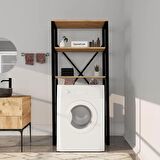 Çamaşır Makinesi Üstü Düzenleyici Raf Banyo Dolabı Rafı Makine Üstü Dolap Raf Çam