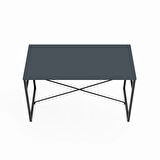 Mutfak Masası Yemek Masası Salon Masası 4 Kişilik 120x60 Masa Füme 1536