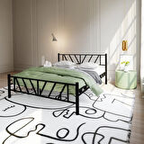 Gardenya Çift Kişilik Metal Karyola A Kalite, Ses Çıkarmaz ,Ölçülü Model Karyola