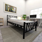 Gardenya Tek Kişilik Metal Karyola A Kalite, Ses Çıkarmaz ,Ölçülü Model Karyola