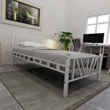 Gardenya Tek Kişilik Metal Karyola A Kalite, Ses Çıkarmaz ,Ölçülü Model Karyola