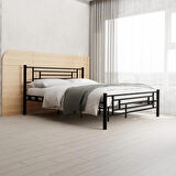 Manolya Çift Kişilik Metal Karyola A Kalite, Ses Çıkarmaz ,Ölçülü Model Karyola