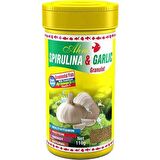 Ahm Spirulina Garlic Sarımsaklı Granül Balık Yemi 250 ml