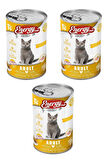Tavuklu Yetişkin Yaş Konserve Kedi Maması 400 G - 3 Adet
