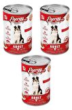 Energy Sığır Etli Yetişkin Yaş Konserve Köpek Maması 400 G - 3 Adet