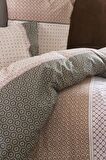 İssimo Home Frey 145 TC Etnik Temalı Pamuk Çift Kişilik Nevresim Takımı