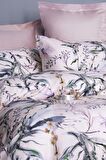 İssimo Home Coleus 210 TC Çiçekli Pamuk Saten Tek Kişilik Nevresim Takımı
