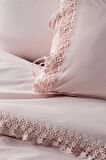Daisy Pink Yıkanmış %100 Pamuk Poplin  Çift Kişilik Nevresim Takımı