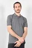 3720 İcono Amblemli İki Düğme Polo Yaka T-shirt