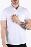 3535 Cepli Ayaklı Yaka T-shirt