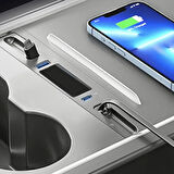 TESLA MODEL Y ORTA KONSOL USB HUB TYPE-C - iPHONE