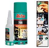 Akfix705 Profesyonel Hızlı Yapıştırıcı 400ml+100gr