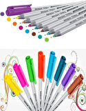 PENSAN TRİBAL 1.00 mm 10 FARKLI RENK TÜKENMEZ KALEM ( 10 ADET )