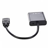 Concord C-554 HDMI to VGA + Aux Dönüştürücü Kablosu