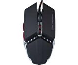 Concord C-24 Kablolu Metal Kasa 3200 DPI RGB Işıklı Oyuncu Mouse