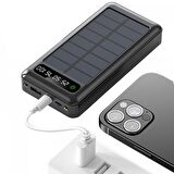 Sprange SRP22 Solar Güneş Enerji Panelli Dahili Kablolu 20.000 mAh Powerbank 