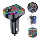 Concord C-616 Rgb Işıklı 2.1 A Şarj USB & TF Girişi Bluetooth 5.1V Fm Transmitter 