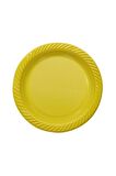 Niceplast Plastik Sarı Tabak 10'Lu