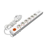 Mutlusan Ritech 6'lı Usb Topraklı Priz Ç.Kor.5mt