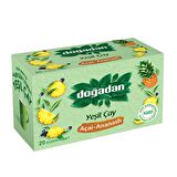 Doğadan Yeşil Çay Açai- Ananaslı Bardak Poşet 20'li 