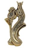 Lalegül Kelime-i Tevhidli Biblo (Orta Boy) Sarı