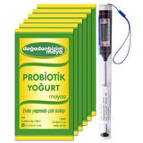 Doğadan Bizim Probiyotik Yoğurt Mayası 6 Kutu + Gıda Termometresi