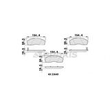 Kia Ticarı On Fren Balatası Kia Bongo K2500 K2700 2004-> K2900 2008-> Pregio 00-05 Carnıval 01-05 - Braxıs Ab0147