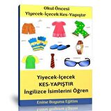 Okul Öncesi Giysileri Kes – Yapıştır Etkinlik Kitabı