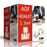 AÖF Adalet Önlisans 1. Sınıf Görüntülü Eğitim Seti