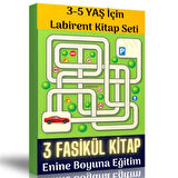 3-5 Yaş İçin Labirent Kitap Seti (3 Fasikül Kitap)